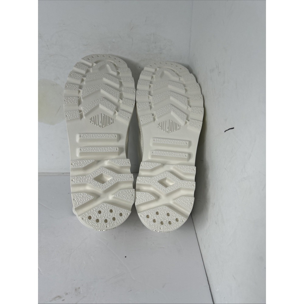 Palladium Pampa Star White Womens Canvas Boots Size 9 - Picture 8 of 9